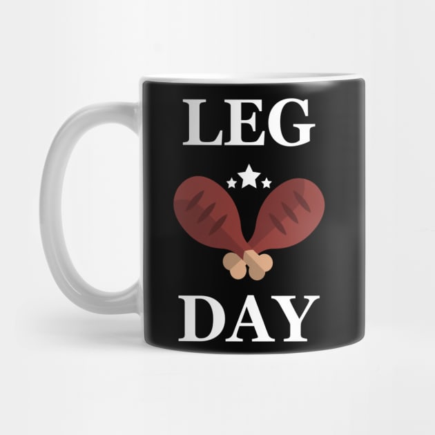 Leg Day Thanksgiving day Turkey gift by Flipodesigner